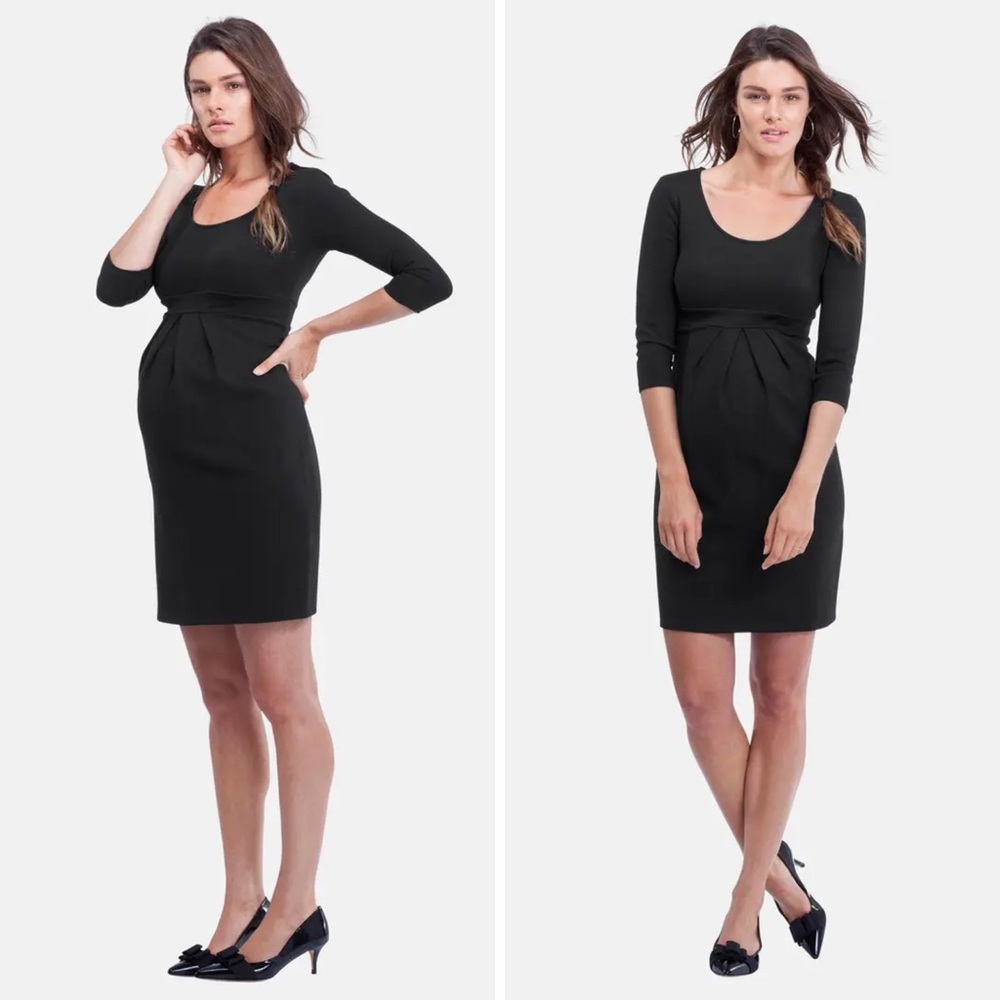 Isabella Oliver Lizzie Dress In Caviar Black 8